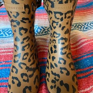 Hunter Cheetah Rain Boots